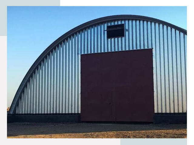 Бескаркасные ангары в Мценске