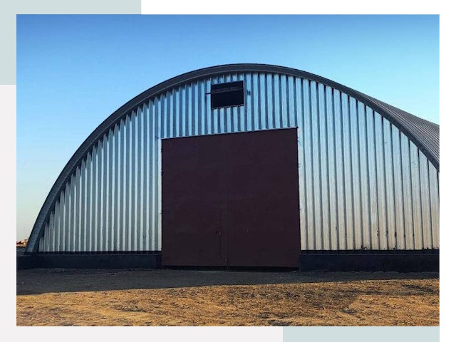 Арочные ангары в Мценске