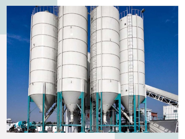 Строительство цементных силосов в Мценске