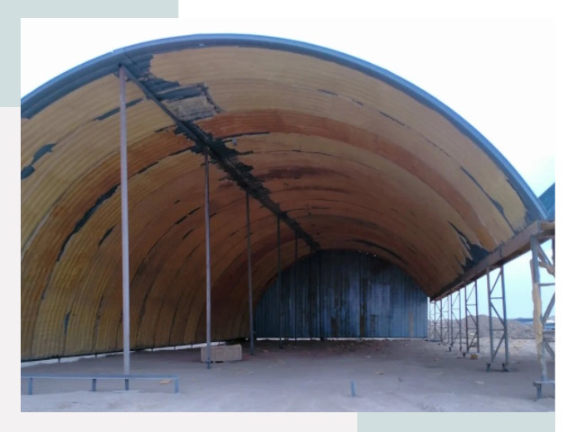 Реконструкция ангаров в Мценске