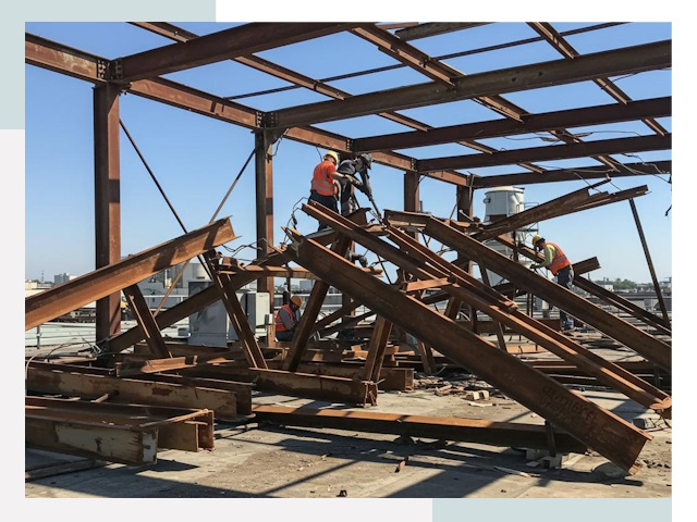 Демонтаж металлоконструкций в Мценске от 608 руб.