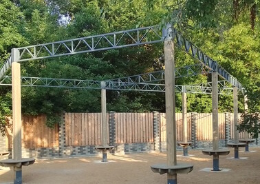 Терраса из металлоконструкций под ключ, проектирование, изготовление и монтаж от СтальСтрой-Мцн